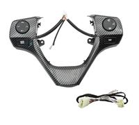 Auto Multifunzione Pulsanti Volante 84250-02560 Pulsante Controllo Audio Volante Telefono Bluetooth Per TOYOTA Per Corolla Per Yalis Per RAV4 2014 2015(1 Set Carbon fiber)