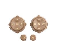 Auto Multifunzione Pulsanti Volante Adatto per Benz W221 W216 Classe S CL S280 S300 S350 S400 S600 2218213651 Coprivolante multifunzione per auto(Beige 1 pair)