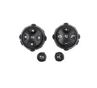 Auto Multifunzione Pulsanti Volante Copertura del pulsante del volante multifunzione per auto adatta per Benz W221 W216 Classe S CL S280 S300 S350 S400 S600 2218213651(Black 1 pair)