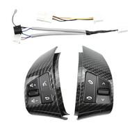 Auto Multifunzione Pulsanti Volante Interruttore Controllo Volume Audio Bluetooth 8 Tasti Per Hyundai Per Elantra HD 2008-2010 Pulsanti Multifunzione Volante(Carbon fiber- 8keys)