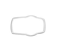 Auto Multimediale Pulsante Pomello per Chiave Decorativa Cover Orlo Decorazione
