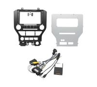 Auto Navigation Panel Frame Adatto per Ford Mustang 2015-2018 9 pollici auto fascia telaio adattatore Canbus Box radio cruscotto pannello di montaggio piastra frontale(Low Full Set-A)