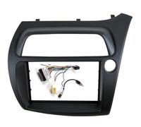 Auto Navigation Panel Frame Adatto per Honda Civic Doppio Din Fascia Radio Dvd Stereo Cd Pannello Cruscotto Montaggio Frontale Cornice Cornice con Cablaggio Navigation Panel(Right with cable)