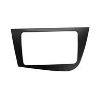 Auto Navigation Panel Frame Adatto per Seat Leon Doppio DIN Unità principale Pannello stereo Montaggio sul cruscotto Installazione navigazione GPS DVD Cornice frontale Cornice(Black)