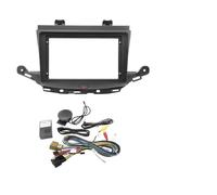 Auto Navigation Panel Frame Cablaggio del pannello stereo dell'autoradio da 9 pollici, cavo di alimentazione adatto per Opel Astra K, adatto per Buick Verano GS 2015-2021(Whole set 2015)