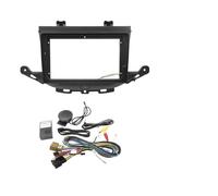 Auto Navigation Panel Frame Cablaggio del pannello stereo dell'autoradio da 9 pollici, cavo di alimentazione adatto per Opel Astra K, adatto per Buick Verano GS 2015-2021(Whole set 2016 GS)