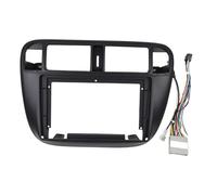 Auto Navigation Panel Frame Telaio per cruscotto a Kit di installazione per cruscotto con pannello radio da 9 pollici, con cornice per console, adatto per Honda Civic 1995-2001(Left-cord 9inch)