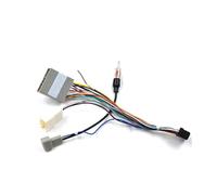 Auto Navigation Panel Frame Telaio per cruscotto a Kit di installazione per cruscotto con pannello radio da 9 pollici, con cornice per console, adatto per Honda Civic 1995-2001(Power cord)