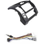 Auto Navigation Panel Frame Telaio per cruscotto a Kit di montaggio per pannello autoradio stereo in plastica con cornice 2 DIN, mascherina frontale, adatto per NISSAN NAVARA 2006-2012(Frame cord)
