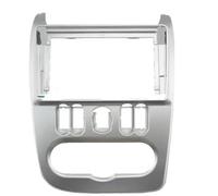 Auto Navigation Panel Frame Telaio per cruscotto a Mascherina autoradio 2 DIN adatta per RENAULT Logan Sandero DACIA Duster, adattatore doppio telaio, pannello CD, cornice cruscotto(B)