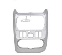 Auto Navigation Panel Frame Telaio per cruscotto a Mascherina autoradio 2 DIN adatta per RENAULT Logan Sandero DACIA Duster, adattatore doppio telaio, pannello CD, cornice cruscotto(A)
