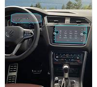 Auto Navigtion Vetro Temperato Schermo LCD Pellicola Protettiva Sticker Guard Per VW Tiguan 2021 2022 Cruscotto adesivo protettivo(Gps and instrument1)