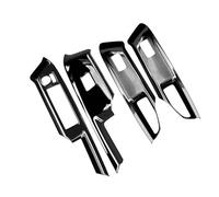 Auto Nero Lucido Finestra di Vetro Ascensore Pulsante Interruttore di Copertura Trim Porta Pannello Bracciolo for Toyota for AQUA 2021 2022