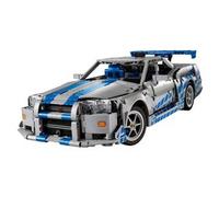 LEGO Technic Auto Nissan Skyline GT-R (R34) 2 Fast 2 Furious - Modellino da Costruire per Adulti con Funzione di Derapata, Sterzo, Sospensioni e un Motore a 6 Cilindri - Regalo da Collezione - 42110