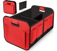 Auto Organizer Bagagliaio per VW Passat/Passat Variant/Passat GTE, Multifunzionale Grande capacità Organizer Impermeabile e Durevole Contenitore Bagagliaio,C Red