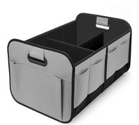 Auto Organizer Bagagliaio per VW Passat/Passat Variant/Passat GTE, Multifunzionale Grande capacità Organizer Impermeabile e Durevole Contenitore Bagagliaio,A Grey