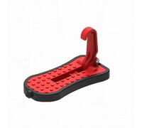 Auto Pad Pedaliera Pedale ausiliario pieghevole universale Pedale tetto Pieghevole per auto Veicolo pieghevole Scala a gradini Pedane Facile accesso Copripedali Auto(Red)