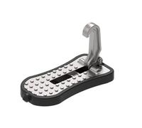 Auto Pad Pedaliera Pedale ausiliario pieghevole universale Pedale tetto Pieghevole per auto Veicolo pieghevole Scala a gradini Pedane Facile accesso Copripedali Auto(Argento)
