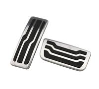Auto Pad Pedaliera Per Ford Per Everest Per Ranger 2015-2021 MT AT Pedali Per Auto In Acciaio Inossidabile Copertura Del Pedale Del Freno Del Gas Del Carburante Copripedali Auto(AT pedal)