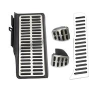 Auto Pad Pedaliera Per Per Jetta MK6 LHD Pedale Del Carburante Dell'auto In Acciaio Inossidabile Pedali Poggiapiedi Copertura Copripedali Auto(MT with rest pedal)