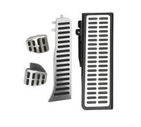 Auto Pad Pedaliera Per per Tiguan 2009-2016 in acciaio inox AT MT Gas Brake Pedal Cover Rest Pedale Pad LHD Car Pedals Copripedali Auto(MT with rest)