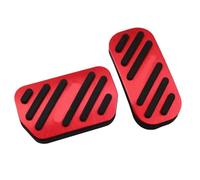 Auto Pad Pedaliera Per Toyota per CHR 2016-2022 Pedali freno auto in lega di alluminio Pastiglie frizione gas Copripedali Auto(Red)