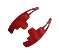 Auto Paddle Shifter Compatibile Con Benz Per La BCE Per CLA GLA CLS GLC GLE W176 W205 W246 C117 W218 Volante Cambio Estensione paddle shift(Red Carbon Fiber)