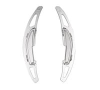 Auto Paddle Shifter Compatibile con BMW per F12 2016 2017 estensione della paletta del cambio al volante dell'auto copertura decorativa(Silver)