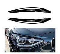 Auto Palpebre Copertura Nero Auto Faro Sopracciglio Palpebra Lampada Sopracciglia Luce per BMW F20 F21 Serie 1 116i 118i 120i 125i 2011 2012 2013 2014 (Colore : Type B Gloss Black)