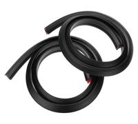 Auto Parafanghi Prolunghe Per Passaruota Da 1,5 M Antigraffio Paraspruzzi Auto Estensione Parafango Modanatura Sopracciglia Rivestimento 4 X Carbonio(4 X Black)