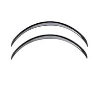 Auto Parafango 2 Pezzi Universali Per Auto Sopracciglio Arcate Labbra Nero Lucido 73 Cm Protezione Estensione Svasature Laterali Automatiche Passaruota dell'auto(2pcs glossy black)
