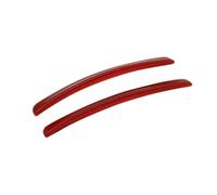 Auto Parafango Paraspruzzi 2 Pezzi Protezione Per Prese D'aria Per Parafanghi Per Auto Per Auto Per Sopracciglia Arco Strisce Decorative Adesivi Per Auto Universali(Red)
