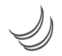 Auto Parafango Per Benz A B C E S LA GLK CLS Universale Auto Ruota Sopracciglio Parafango Fender Flares Adesivi 73 Centimetri/29'' Sopracciglia(Carbon Fiber Black)