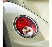Auto Paralume Copertura Per VW Per Beetle 2005 2006 2007 2008 2009 2010 Lampada Faro Auto Copertura Lente Guscio Anello Decorazione Adesivo Auto Faro Len Cover(For rear light)