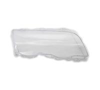 Auto Paralume Trasparente 1 Pz/1 Paia Copertura Faro Dell'automobile Per BMW E46 4 Porte 3-Serie 1998-2001 Paralume Luminoso Borsette Testa Lampada Lente Coperture(Giusto)