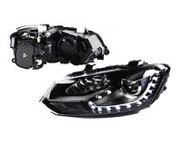 Auto Paralume Trasparente 1 Set Fari Per Vw Per Polo Gti Tsi 2010-2018 Auto Drl Giorno Corsa E Jogging Luce Testa Della Lampada Led Bi Xenon Lampadina Fendinebbia Tuning(No low bulbs)
