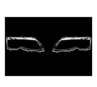 Auto Paralume Trasparente Per BMW Per Serie 3 E46 Berlina 2002-2005 Lente Per Fari Auto In Vetro Di Ricambio Paralume Lampada Anteriore Guscio Auto(Left and Right)