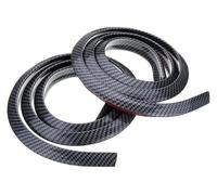 Auto Paraspruzzi Prolunghe Per Passaruota Da 1,5 M Antigraffio Paraspruzzi Auto Estensione Parafango Modanatura Sopracciglia Rivestimento 4 X Carbonio(4 X Carbon)
