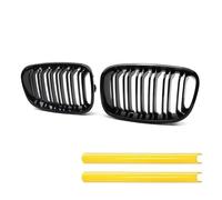 Auto Paraurti Anteriore Griglia Rene Griglie Di Trim Strisce Per BMW Per Serie 1 F20 F21 116i 118i 2011-2014 Griglie Radiatori Sportive Griglia Anteriore(Giallo)
