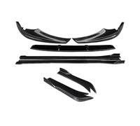 Auto Paraurti Anteriore Labbro Body Kit Spoiler Striscia Antigraffio Minigonne Laterali Estensioni Angolo di Avvolgimento Posteriore ABS Compatibile for M-azda 6 Atenza 2017-2019(Carbon Fiber Look)
