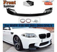 Auto Paraurti Anteriore Labbro Mento Splitter Per BMW Serie 5 F10 M5 Modello 2010-2016 Body Kit Grembiuli Copertura Della Protezione Trim glossly black