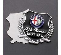 Auto Paraurti Anteriore Posteriore Tronco Emblema Adesivo, per Alfa Romeo GT Giulia Giulietta Stelvio Mito Emblema Adesivo per Auto Distintivo con Adesivo Accessorio