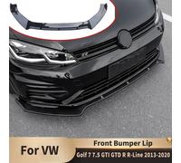 Auto Paraurti Anteriore Splitter Body Kit Spoiler per VW Golf 7 7.5 GTI GTD R-Line 2013-2020 Facelift Diffusore Guard Accessori Auto