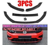 Auto Paraurti Anteriore Splitter Lip Diffusore Body Kit Spoiler Guard Per VW Per Volkswagen Per Golf MK7 2014 2015 2016 2017 Glossy Black