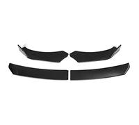 Auto Paraurti Anteriore Spoiler Labbro Adatto per Alfa Romeo Giulia 2017-2021 4PCS/ET Paraurti Anteriore Lip Spoiler Splitter Laterale Mento Body Kit Deflettore Copertura(Carbon Fiber Look)