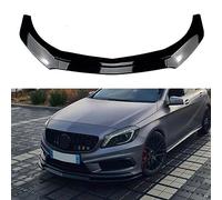 Auto Paraurti Anteriore Spoiler Labbro Inferiore Splitter Lama per Mercedes Classe a W176 A200 A260 A45 AMG Hatchback 2013-2018,A Glossy Black