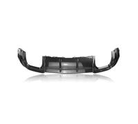 Auto Paraurti Posteriore Diffusore Labbro 4 Punta di Scarico Guardia Spoiler Piastra Splitter Compatibile for Audi A3 Sline S3 Berlina 2017 2018 2019 2020(Carbon Fiber Look)