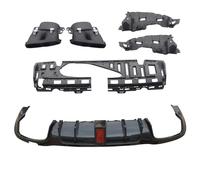 Auto Paraurti Posteriore Diffusore Spoiler Tubo Di Scarico Per Mercedes Per Benz C W205 E W213 Classe Sport Style Body Kit(fibra di carbonio,W213)