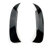 Auto Paraurti Posteriore Lama Coltello Per Mercedes LA X156 GLA200 260 GLA45 Per AMG 2013-2018 ABS Nero Lucido/Fibra Carbonio Look Auto Spoiler Posteriori(Nero lucido)