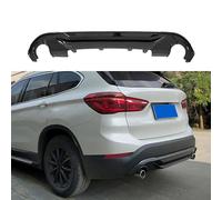 Auto Paraurti Posteriore Lip Diffusore per BMW X1/F48/F49 MP Style, Labbro Posteriore Dell'auto Auto Spoiler Posteriori Diffusore Accessori,1 Bright Black